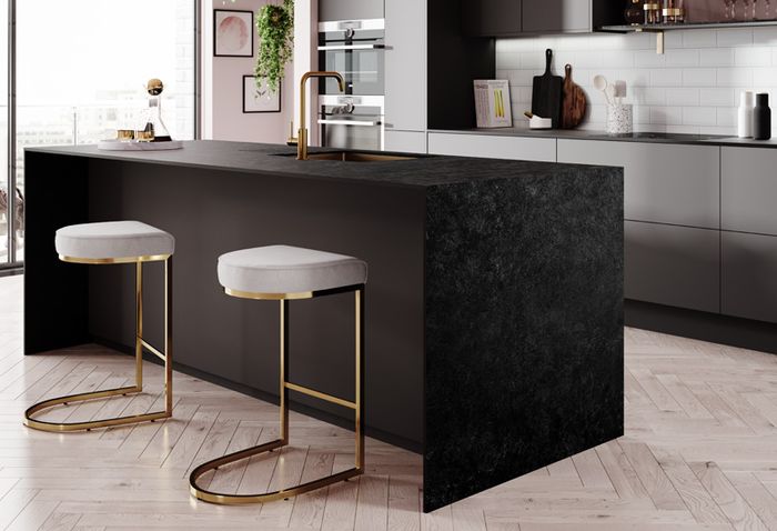 Zenith - 12mm Compact Laminate Worktops - Noir