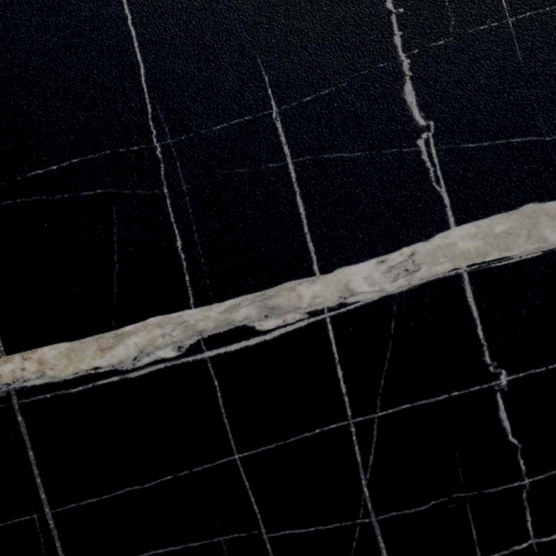 Lamura - 40mm Black Veined Marble Laminate