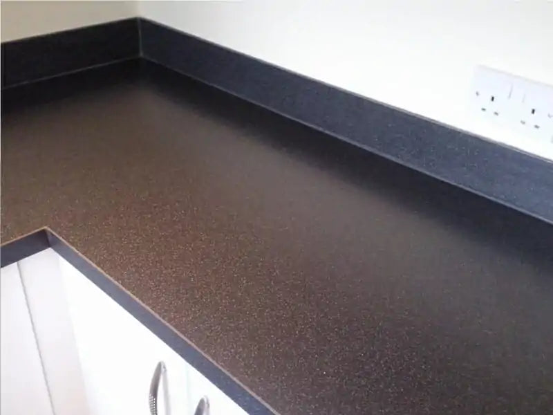 Spectra - 40mm Dark Concrete Curved Edge Worktops-Breakfast Bars-Upstands-Splashbacks