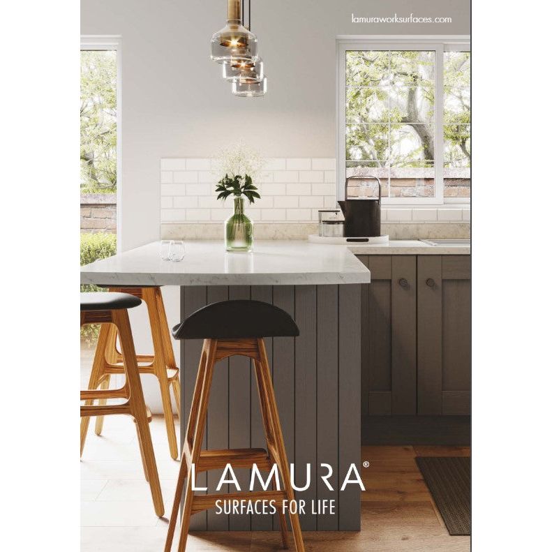 Lamura - 40mm Light Grey Slate Laminate