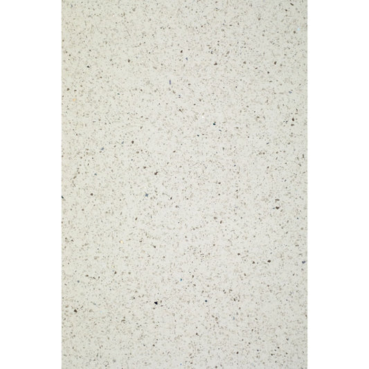 Spectra - 40mm White Terrazzo Curved Edge