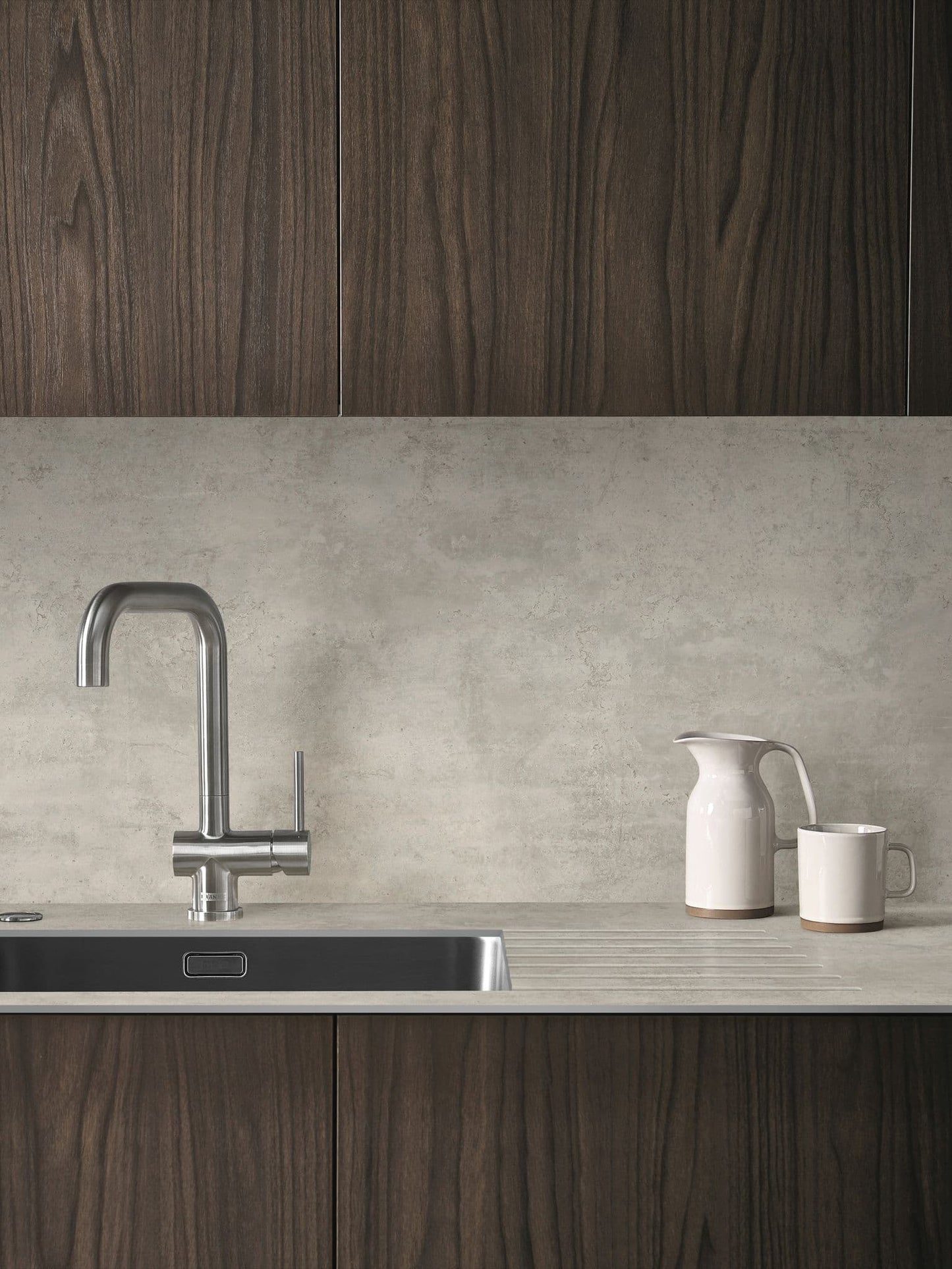 Zenith - 12mm Compact Laminate Worktops - Cloudy Cemen