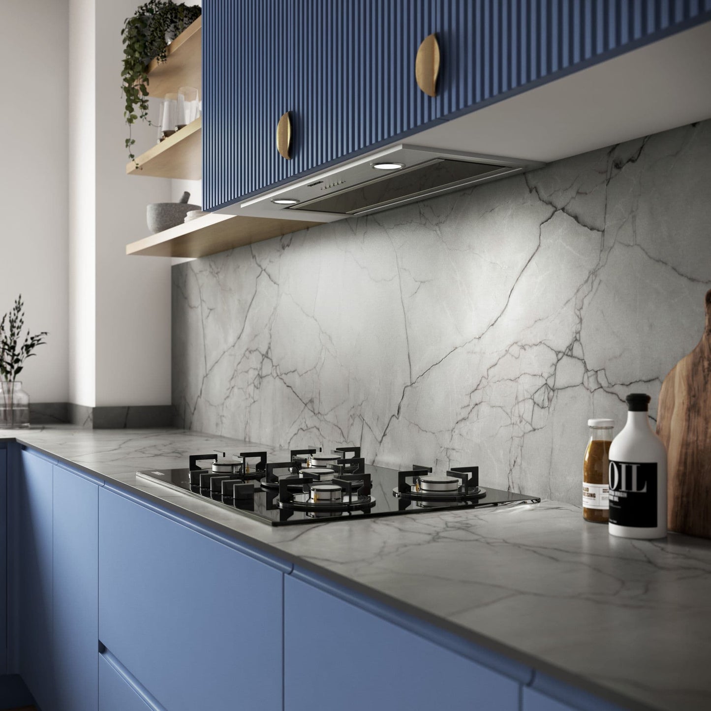 Zenith - 12mm Compact Laminate Worktops - Marmo Grigio