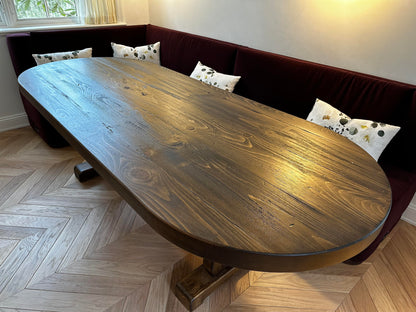 Spectra - 40mm Weathered Pine Curved Edge