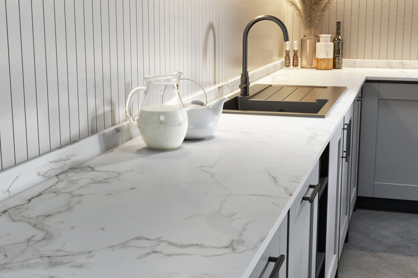 Lamura - 20mm Carrera Marble Laminate