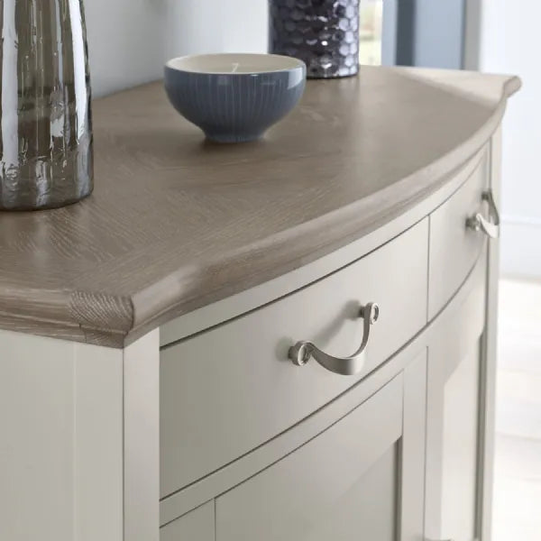 Spectra - 40mm Grey British Oak Curved Edge