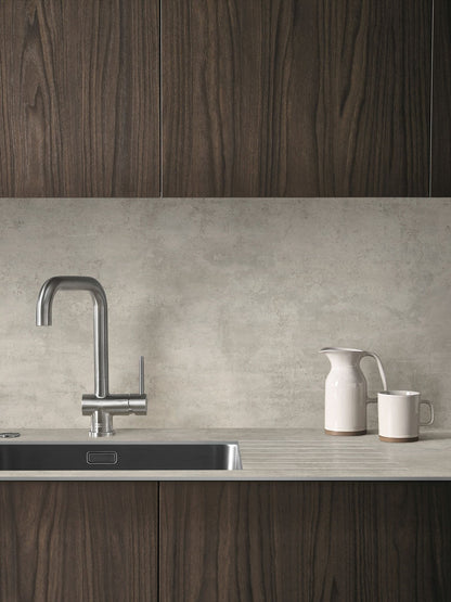 Zenith - 12mm Compact Laminate Worktops - Cloudy Cemen